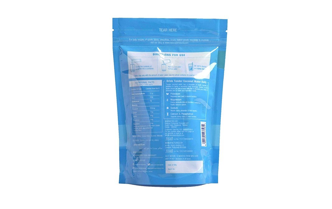 NaturUp Tender Coconut Water Powder Mix   Pack  120 grams